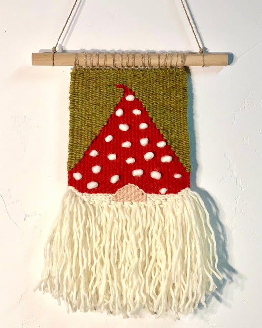 Gnome Mushroom Tapestry